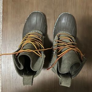 Bean Boots! Fun turquoise color. Only worn twice (with socks in winter).